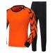 Fußballtorwartuniform, Fußballtrikot mit Ärmeln und Shorts, Dragon's Door-Uniformset, mit langen Hosen_voghion.com