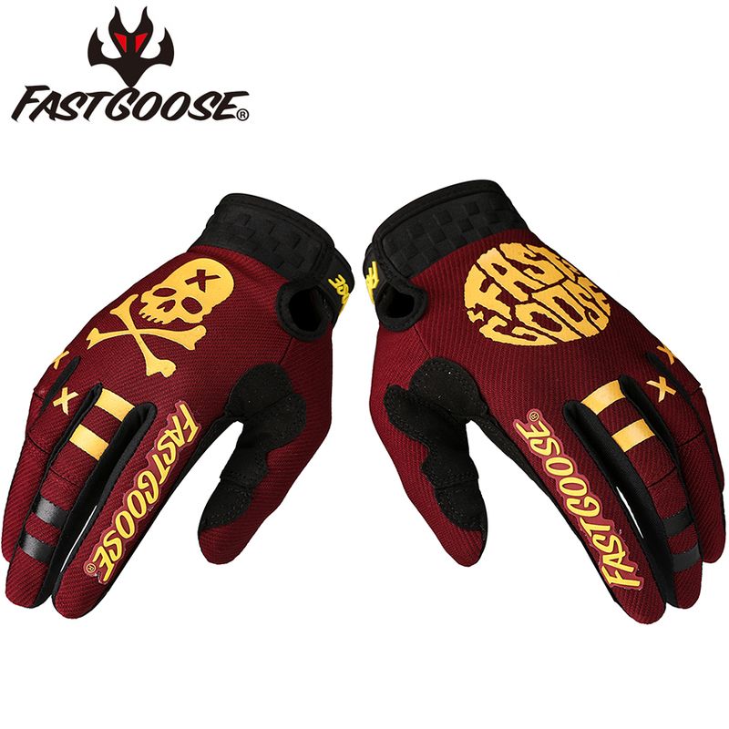 Luvas de dedo inteiro para bicicleta MTB Motocross BMX Off Road Motocicleta Motocicleta Luvas de Ciclismo de alta qualidade Tela sensível ao toque_voghion.com