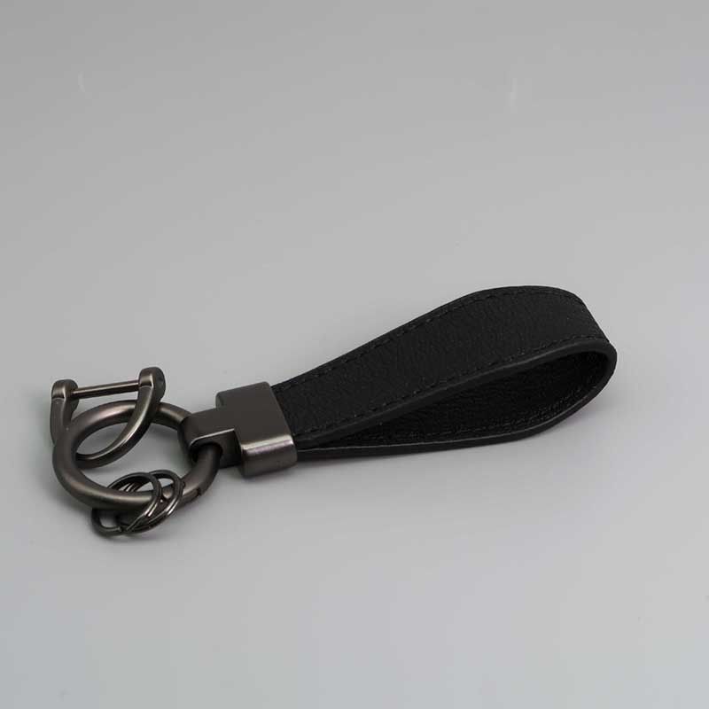 Nieuwe leren auto sleutelhanger met prachtig lamsmotief, creatieve leren hanger voor mannen en vrouwen_voghion.com