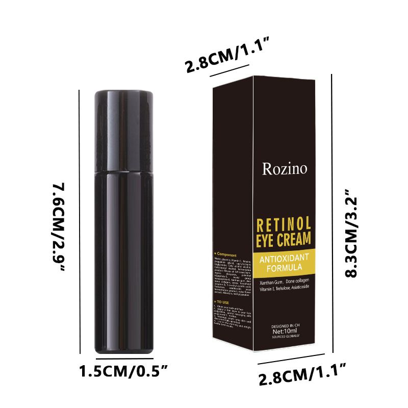 Retinol firming improves dark circles bags under the eyes, lightens fine lines, lifts and massages ball eye cream_voghion.com