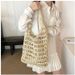 Women's Bags Factory direct supply new large capacity fashion woven bag women's simple shoulder bag straw tote bag_voghion.com