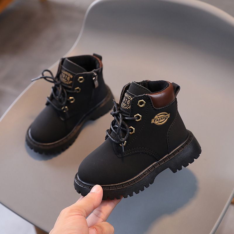 Boys' Martin 2023 Korean Edition Autumn New Walk Short Boots Small, Medium, and Large Children's Soft_voghion.com