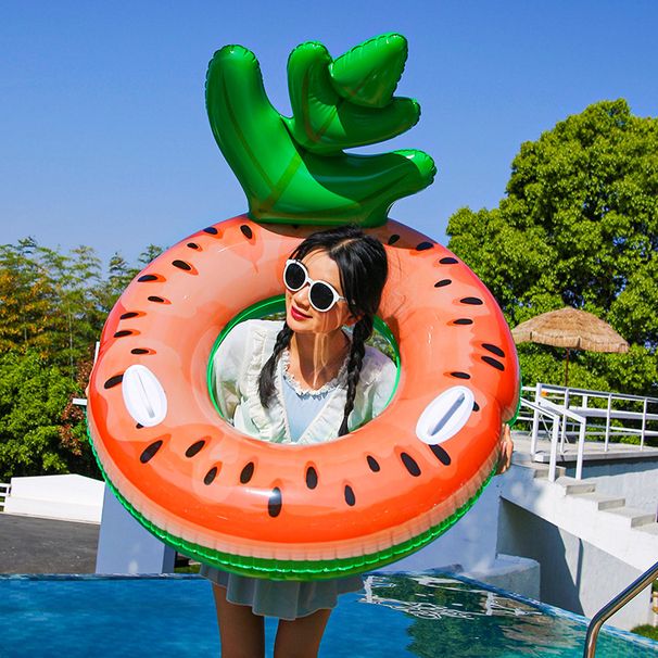 Schwimmring für Erwachsene mit Wassermelonenrücken, großer Obst-Schwimmring, Schwimmreihe, verdickter Schwimmring für Liegestühle mit Griffen_voghion.com