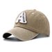 Baseball Cap Patch Letter A Women's Men's Trend Hat Shade Cap Sun Cap Baseball Cap_voghion.com