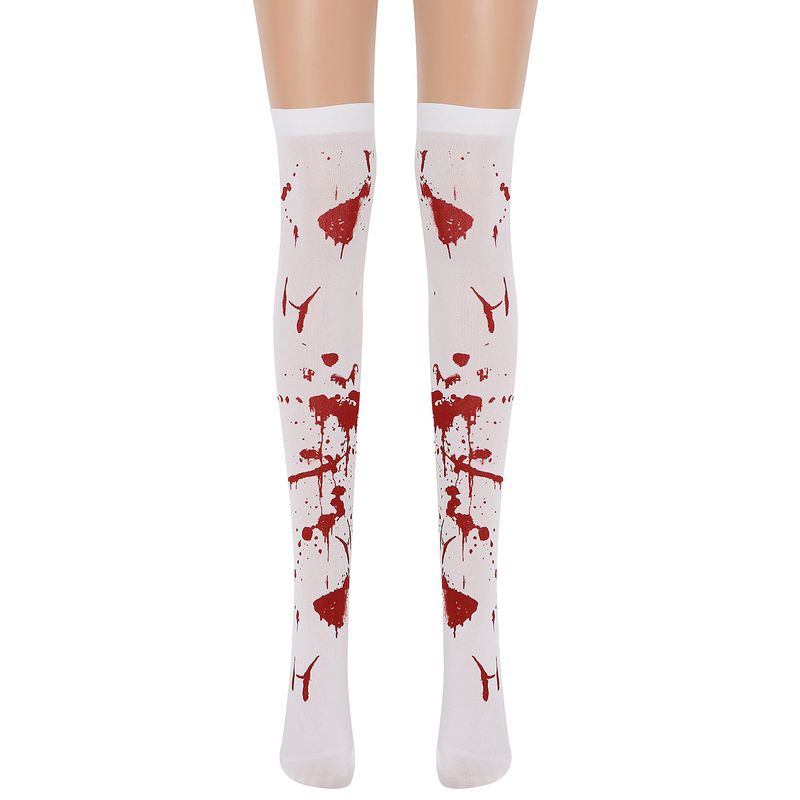Damkläder S-XL Vampyr Zombie Blood Stained Nunna Dräkt Halloween Kostym Kostym Kostym Spela Blood Drip Zombie Nun Kostym_voghion.com