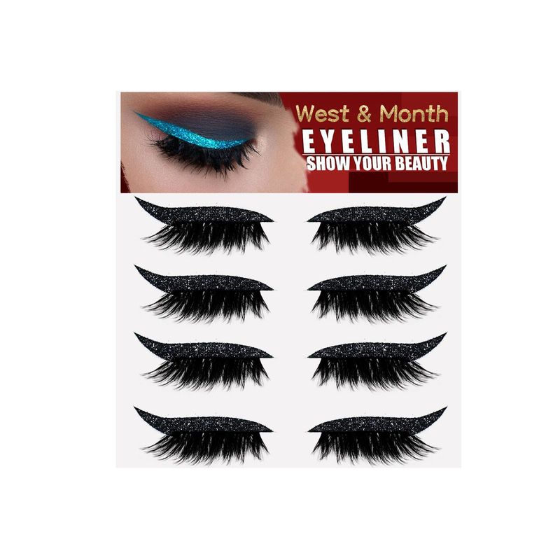 West&Month kleberfreier selbstklebender Eyeliner-Gelstreifen für falsche Wimpern_voghion.com