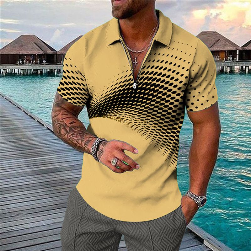 2023 New fashion brand polo shirt designer men's casual short sleeve high-end top men's wear_voghion.com