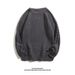 New solid color round neck sweater for men, autumn and winter thick long sleeved versatile warm inner layer loose base knit sweater_voghion.com
