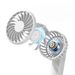 Buiten reizen USB oplaadbare draagbare handheld sterke wind desktop kleine zak clip paraplu mini ventilator_voghion.com