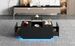 Table basse relevable avec LED, hauteur réglable et extensible, 95 x 48 x 40 cm, table de salon multifonctionnelle avec 2 tiroirs, noire_voghion.com