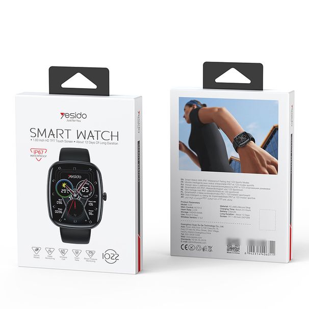 Smart Bluetooth Talking Watch Curved Screen Multi-function Heart Rate Phone Watch Long Battery Life_voghion.com