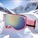 Children's Colorful Coated Anti-Fog Outdoor Climbing Windproof Sand Snow Skiing Polarized Goggles_voghion.com