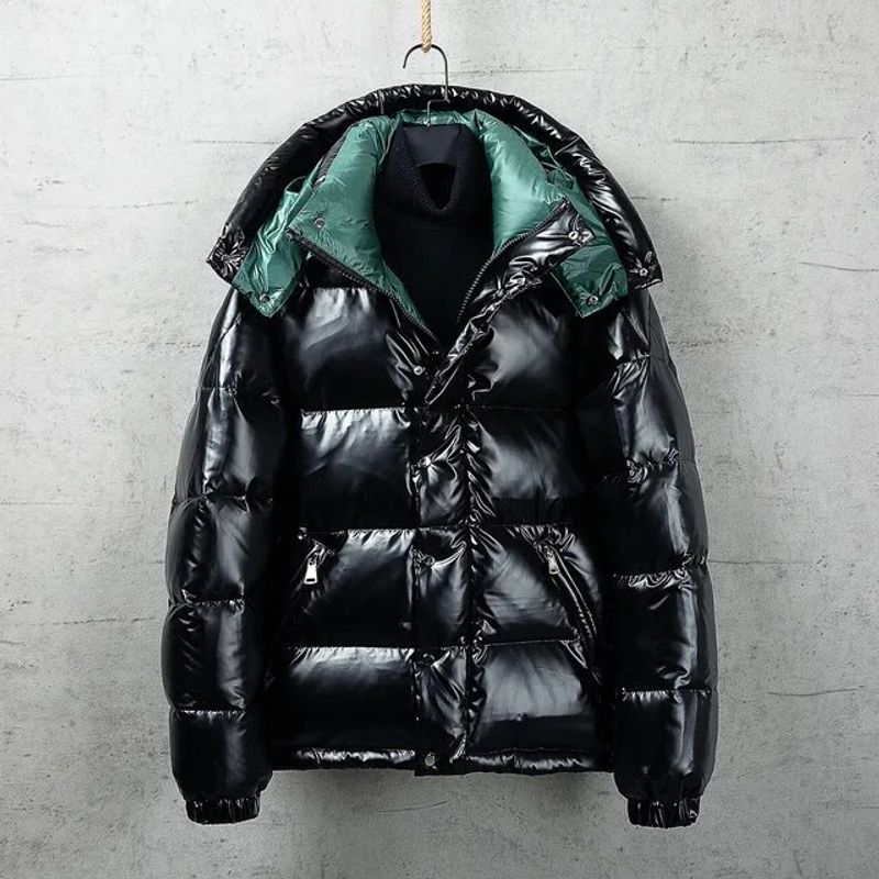 mænd Frauen jacken Puffer mant abnehmbare Kapuze verdicken Winter gepolsterte Jacke Daunen puffer warme Outwear_voghion.com