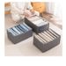 Wire Storage Box Clothes Drawer Type Partition Pants Clothing Storage Bag Wardrobe Storage Box_voghion.com