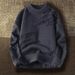 Unique Soft Round Neck Sweater For Men, Autumn And Winter, Stylish Loose Knitwear, Lazy Outerwear, Trendy_voghion.com