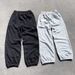 2025 New Cotton Jogger Pants For Men With Three Stripes Embroidery, National Trend Long Pants, Versatile Casual Style,_voghion.com