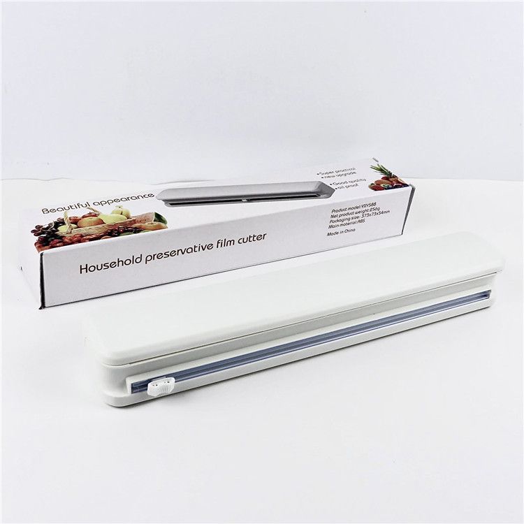 Radoši virtuves piederumu instrumentu piesūcekņi plastmasas plēves griezējs mājsaimniecības dalītājs regulējama uzglabāšanas griešanas kaste_voghion.com