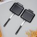 Home Use Sandwich Griddle Cast Iron Non-Stick Grill For Steak Detachable Portable Double-Sided Direct Fire_voghion.com