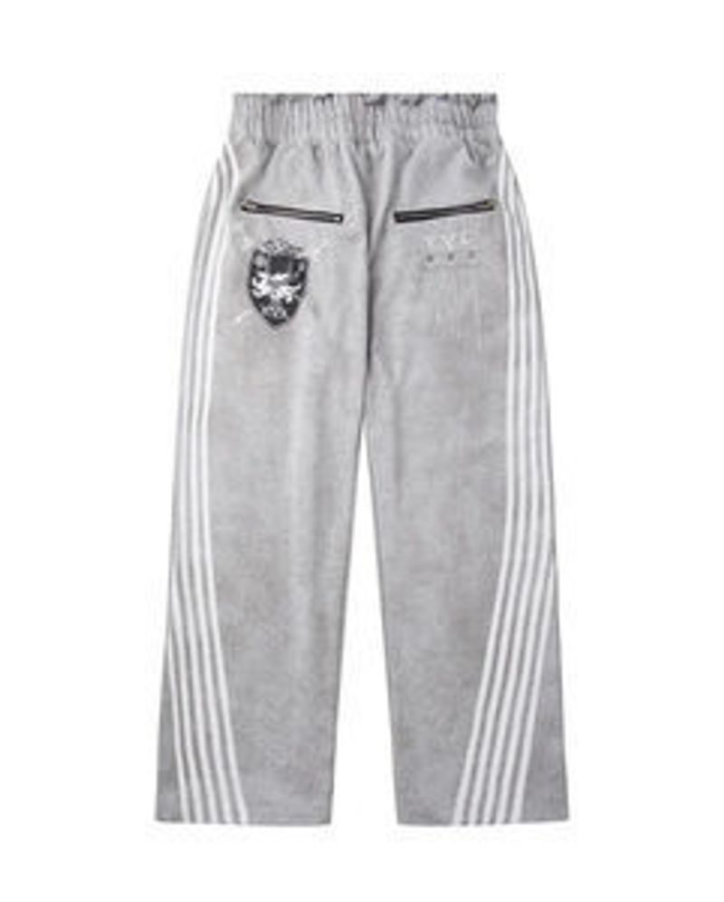 Men's Clothing Trend Y2K Autumn And Winter Large Size New Gothic High End Ins Niche Loose Sweater Trousers Suit_voghion.com