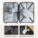Ensemble de valises rigides en ABS rose avec roulettes pivotantes et cadenas, tailles M-L-XL, trousse de toilette incluse_voghion.com