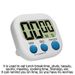 1PC LCD Digital Küche Timer Magnetische Kochen Große Count Down Up Klar Lauter Alarm Stonego Home Küche Zubehör_voghion.com