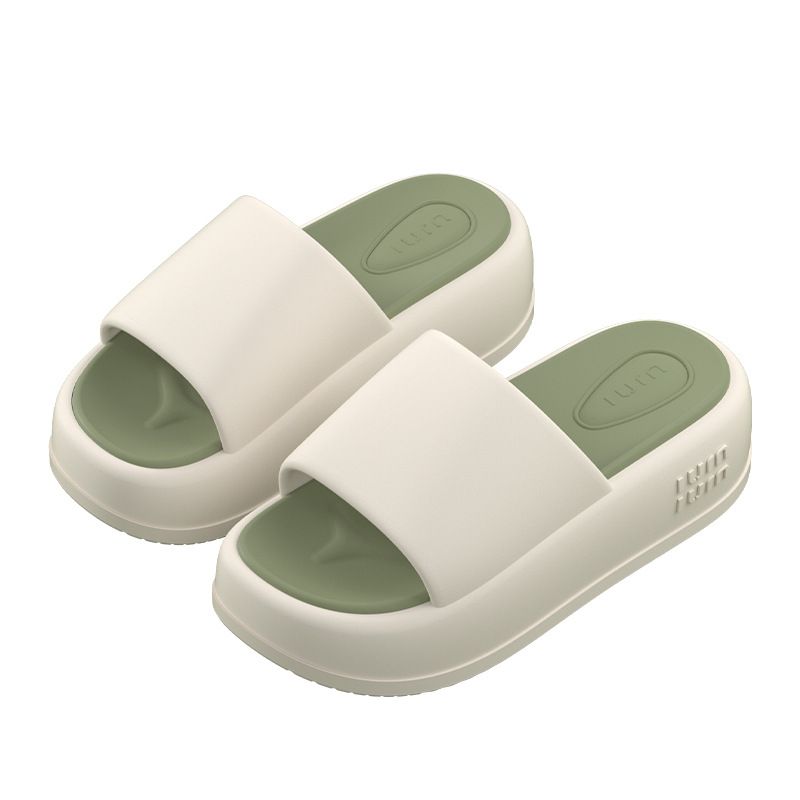 Women's Bow Slide Sandals - Sweet & Supportive Platform Slippers With 3.5cm Lift, Breathable EVA & Non-Slip Sole (Rose Red/Black/Khaki/Green)​_voghion.com