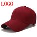 Embroidered Letters Print Adjustable Buckle Men Baseball Cap Add Solid Color Embroidered Name Unisex Dad Hat Snapback_voghion.com