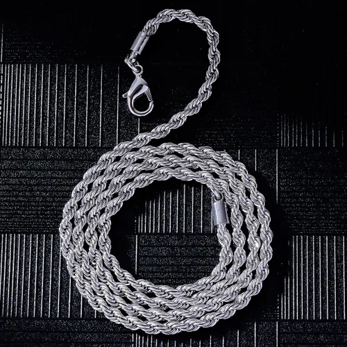 enkelt hip hop twist chain halsband hipster halsband twisted rep chain halsband smycken_voghion.com