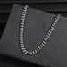 Collane in acciaio inossidabile, in acciaio al titanio, a linea singola, a doppia faccia, con molatura, ferramenta per collane, catene per bagagli, catene con ciondolo, accessori semilavorati fai da te_voghion.com