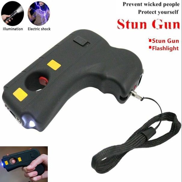 Extrem Drock Liicht Täscheluucht Police Elektresch Schock Schwindeleg Täscheluucht LED Super Hell Opluedbar Portabel Selbstverdeedegung Täscheluucht Elektresch Schock_voghion.com