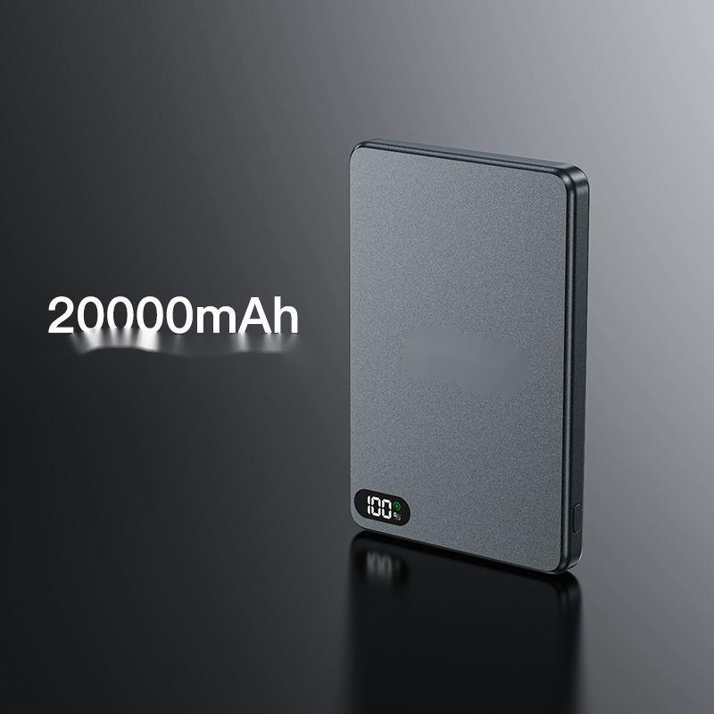 【 Fast Charging 】 3C Certified Magnetic Wireless Bank Fast Charging Ultra-thin Portable Mobile Power Backup_voghion.com