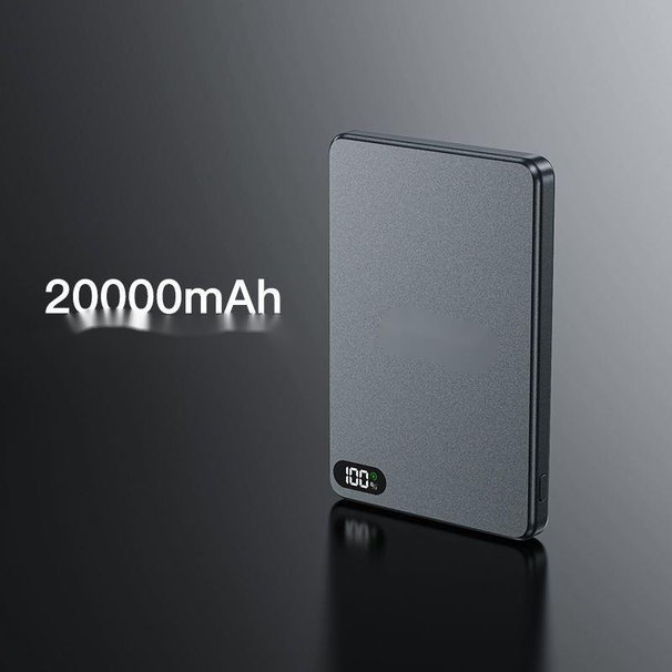 【 Fast Charging 】 3C Certified Magnetic Wireless Bank Fast Charging Ultra-thin Portable Mobile Power Backup_voghion.com