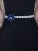Nuova cintura con perline a forma di fiore da donna, versatile, sottile, collana, catena per la vita_voghion.com