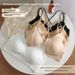 Wireless underwear women's seamless back soft support push-up with chest pad breathable breast-collecting anti-sagging bra_voghion.com