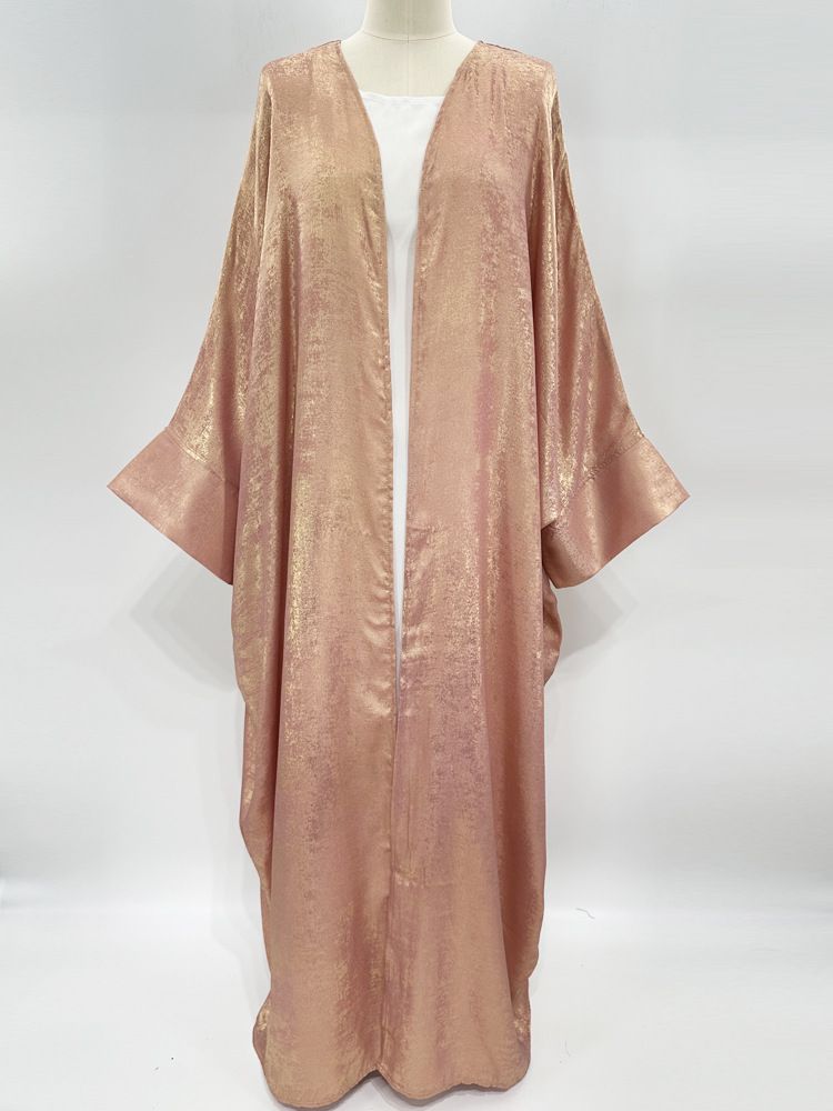 Abbigliamento da donna Abito musulmano medio orientale con stampa oro Abito da donna turco Dubai_voghion.com
