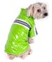 Reflecta-Glow Reflective Waterproof Adjustable Pvc Pet Raincoat_voghion.com