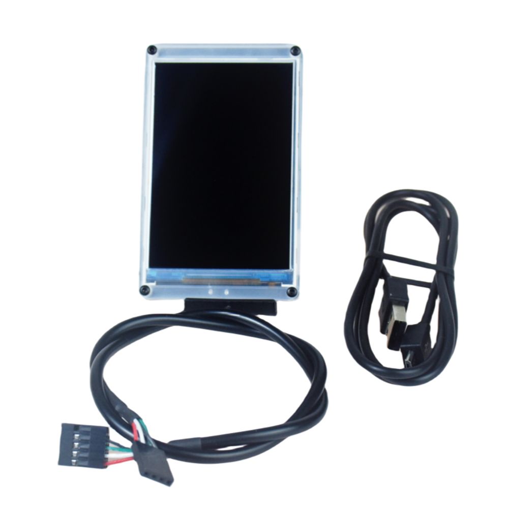 Doppio USB 3,5 pollici IPS fai da te acrilico PC display secondario schermo libero AIDA64 Windows Linux per Raspberry Pi_voghion.com