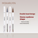 Dreidimensionaler Augenbrauenstift mit Doppelkopf-Styling und langanhaltendem Styling. Kein Verlust des Make-ups, kein Verschmieren. Wasserfester Augenbrauenstift_voghion.com