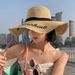 Beach Vacation Wide Brim Sun For Women 2025 Spring Summer New Style Sunshade French Woven Straw Hat Trendy_voghion.com