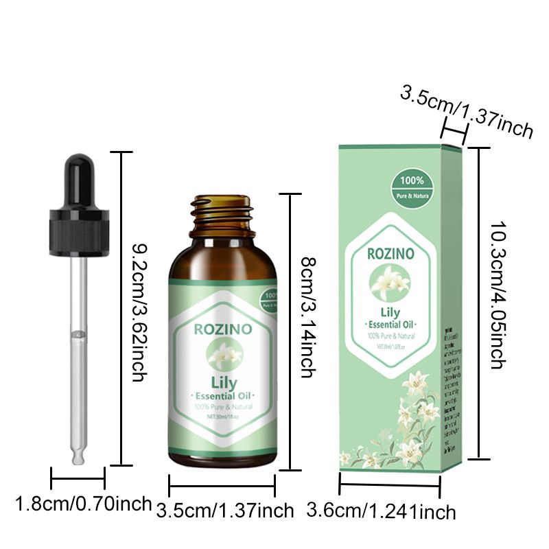 Formule unique Lily 30 ml, soin de la peau, massage d'entretien à chaud, aromathérapie, huile essentielle de purification de l'air_voghion.com
