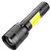 Lampe torche LED portable P50 extérieure, COB, USB latéral, batterie externe, éclairage puissant, vente en gros transfrontalière_voghion.com
