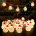 Christmas LED String Lights – Santa Claus & Snowman Decorations, Battery/USB Powered, IP42 Waterproof, 10,000 Hours Lifespan, CE Certified_voghion.com