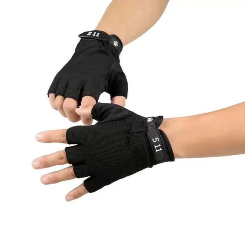 Two finger men in summer, thin ice silk, sun protection, anti slip, comfortable and breathable for driving, outdoor_voghion.com