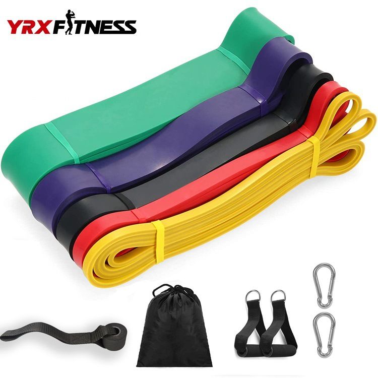 Two-tone Latex Resistance Exercise Pull Training Elastic Bands Equipment Fitness Puller Yoga_voghion.com