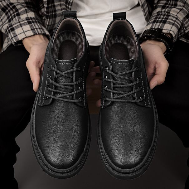 Quality Handmade For Men, Cowhide Business Work Formal Style Dad Shoes, Genuine Leather Soft Shoes Factory Direct_voghion.com