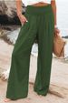 hot selling RX6602 Autumn and Winter New Quick Sell Cotton Hemp High Pull Elastic Waist Popular Women's Casual Pants_voghion.com