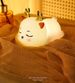 Soft Silicone Deer Night Light - Touch Control, Dimmable Nursery Lamp For Baby Kids Room_voghion.com