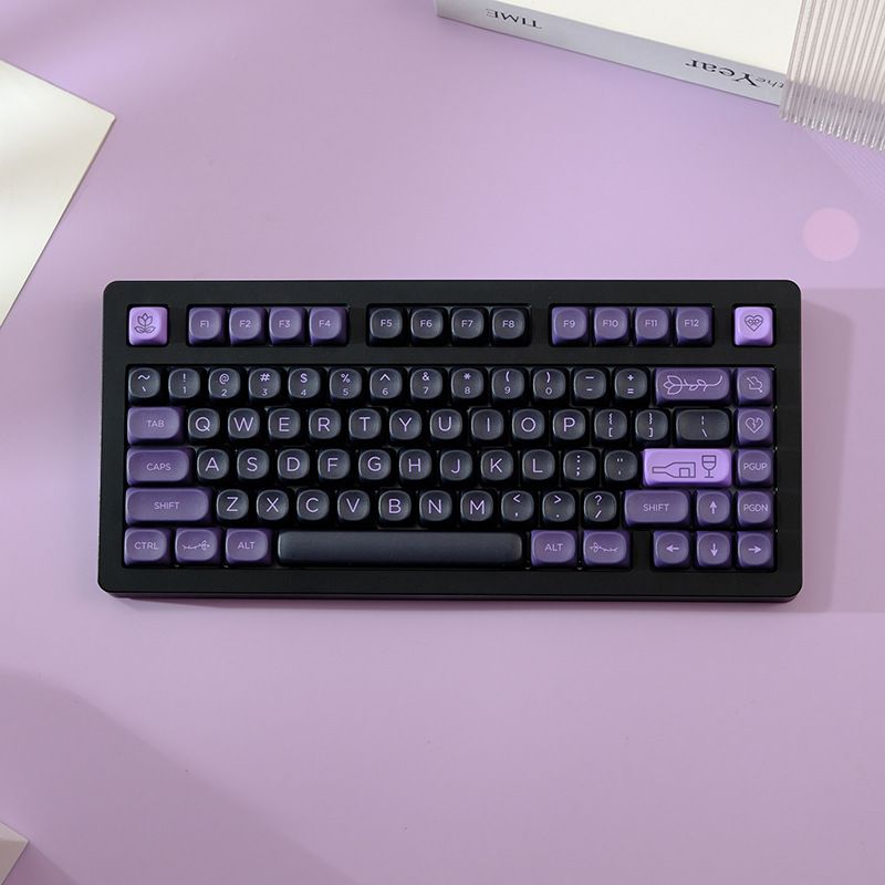 Teclas de sublimación personalizadas directamente de fábrica XOA/Cherry, teclado totalmente mecánico altamente compatible_voghion.com
