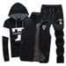 Felpa sportiva unisex con cappuccio e gilet per giovani, modello Cross-Border Live, in vendita a prezzi accessibili, in due pezzi_voghion.com