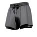 Men's double-layer swim trunks flat Angle adult quick-drying anti-embarrassment swim trunks Beach pants spa swimming kit_voghion.com